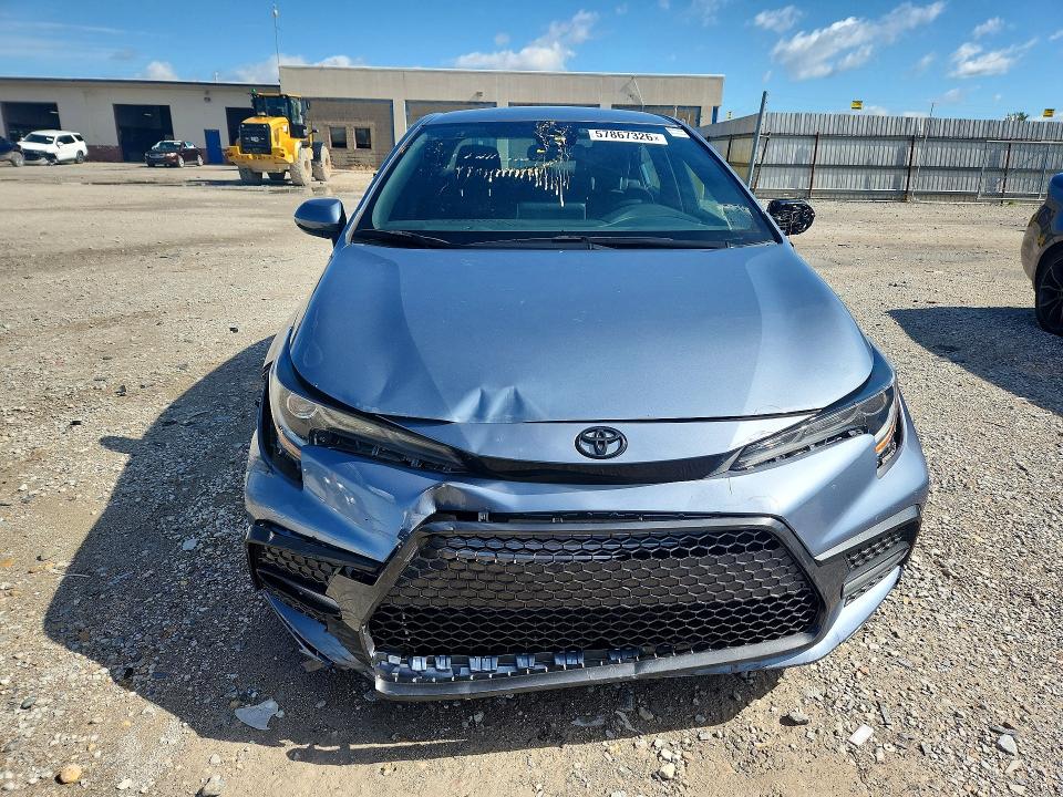 2021 Toyota Corolla VIN 5YFS4MCE1MP095577 COPART salvage auction — FRONT END, Salvage Title, sold $10,900 on 2026-07-17 (photo 5)