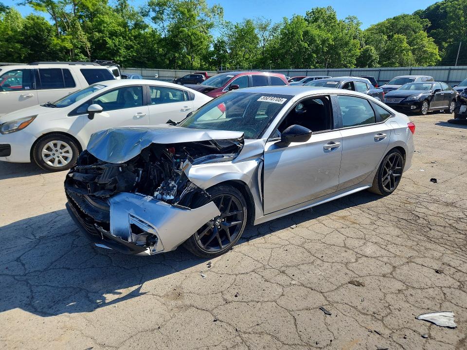2023 Honda Civic VIN 2HGFE2F59PH541405 COPART salvage auction — FRONT END, Pa - Certificate Of Salvage, sold $5,400 on 2026-07-02 (photo 1)