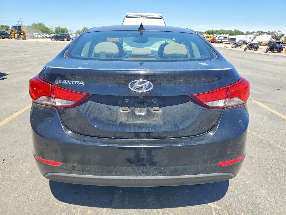 2014 Hyundai Elantra VIN 5NPDH4AE3EH500238 COPART salvage auction — FRONT END, Id - Certificate Of Title, sold $1,450 on 2026-07-09 (photo 6)