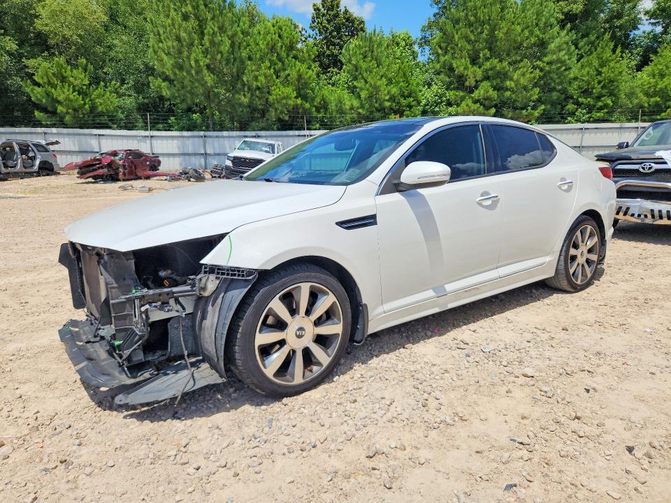 2012 Kia Optima VIN 5XXGR4A65CG065749 COPART salvage auction — FRONT END, Fl - Cert Of Title Slvg Rebuildable, sold $725 on 2026-07-10 (photo 1)