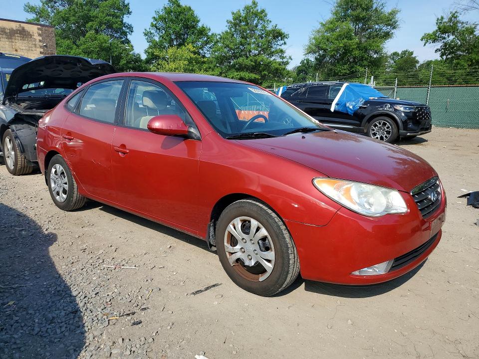 2009 Hyundai Elantra VIN KMHDU46D79U756756 COPART salvage auction — REAR END, Md - Certificate Of Title, sold $1,050 on 2026-07-07 (photo 4)