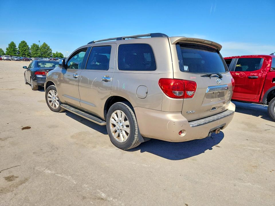 2008 Toyota Sequoia VIN 5TDBY67AX8S000146 COPART salvage auction — SIDE, Mo - Salvage Certificate Of Title, sold $3,450 on 2026-07-24 (photo 2)