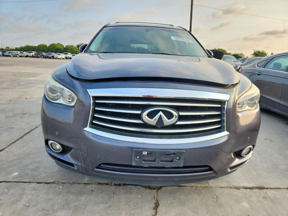 2013 Infiniti Jx35 VIN 5N1AL0MM0DC335476 COPART salvage auction — NORMAL WEAR, Tx - Cert Of Title-Rebuilt Salvage (P), sold $175 on 2026-07-09 (photo 5)