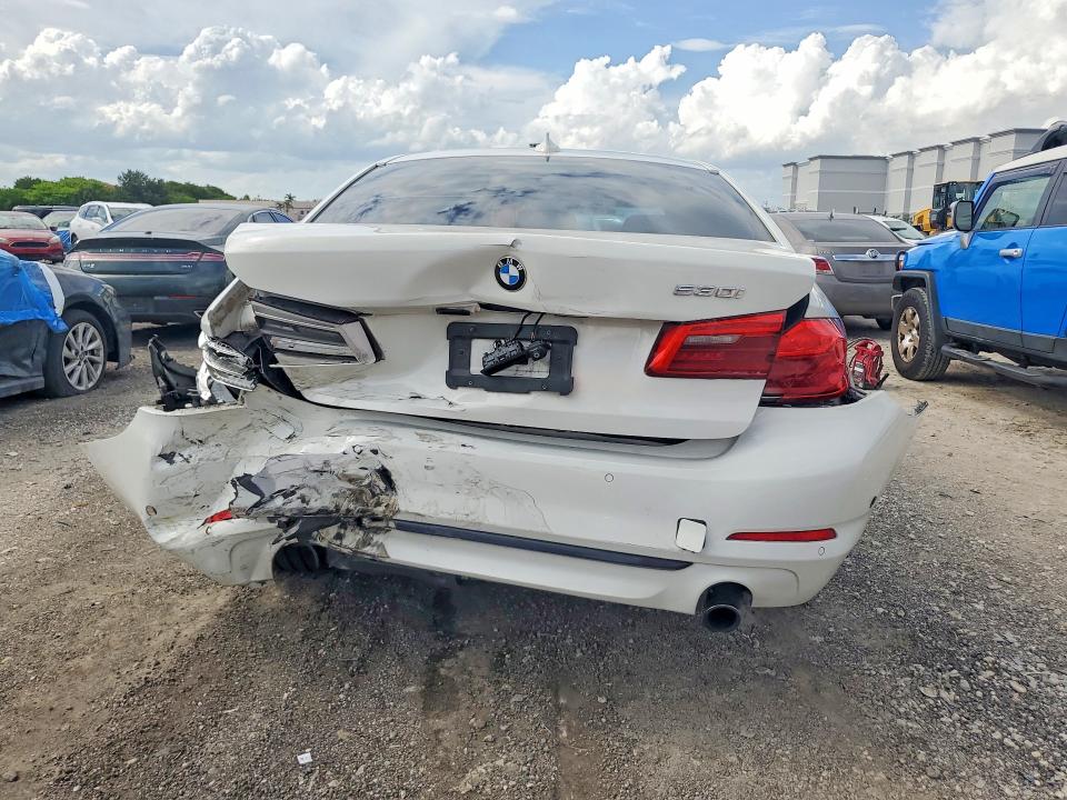2017 BMW 5er VIN WBAJA5C31HG456271 COPART salvage auction — REAR END, Fl - Cert Of Title Slvg Rebuildable, sold $6,000 on 2026-08-03 (photo 6)
