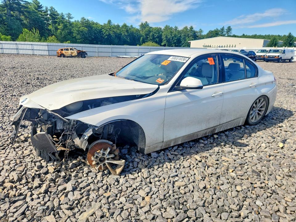 2018 BMW 3 series VIN WBA8E5G53JNV02554 COPART salvage auction — FRONT END, Me - Certificate Of Title, sold $500 on 2026-07-10 (photo 1)