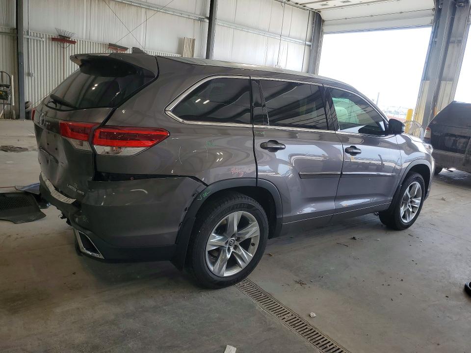 2017 Toyota Highlander VIN 5TDDZRFH9HS462459 COPART salvage auction — REAR END, Ne - Cert Of Title-Salvage, sold $10,800 on 2026-07-07 (photo 3)