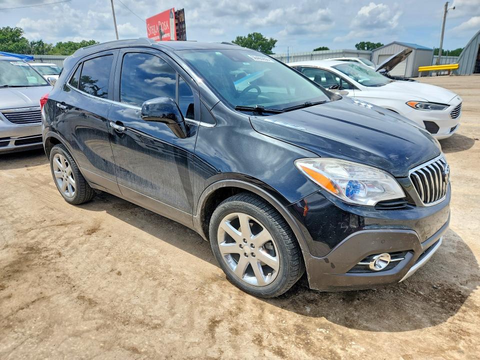 2013 Buick Encore VIN KL4CJDSB1DB195952 COPART salvage auction — HAIL, Ks - Cert Of Title-Salvage, sold $1,600 on 2026-07-20 (photo 4)