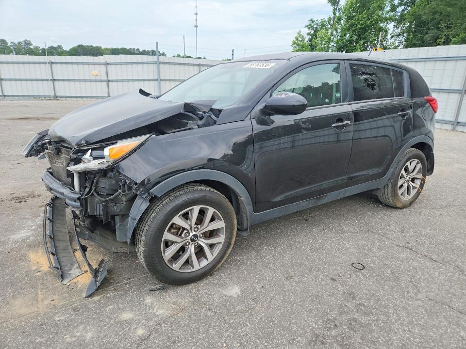 2014 Kia Sportage VIN KNDPB3AC7E7619020 COPART salvage auction — FRONT END, Nc - Salvage Certificate Of Title, sold $250 on 2026-07-28 (photo 1)