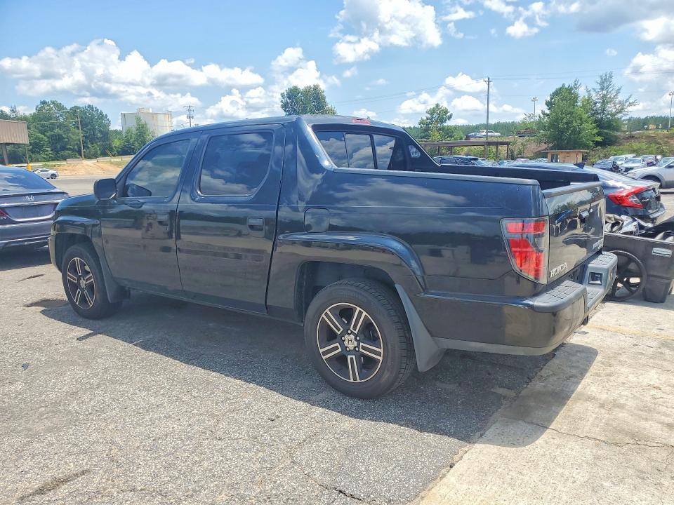 2014 Honda Ridgeline VIN 5FPYK1F72EB014652 COPART salvage auction — FRONT END, Sc - Cert Of Title-Salvage, sold $1,750 on 2026-07-31 (photo 2)