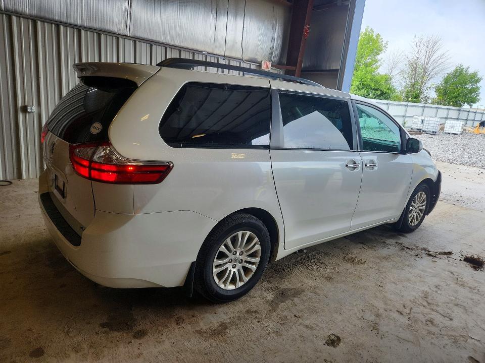 2017 Toyota Sienna VIN 5TDYZ3DC3HS874088 COPART salvage auction — FRONT END, Wi - Junked Vehicle Bill Of Sale, sold $3,900 on 2026-07-06 (photo 3)