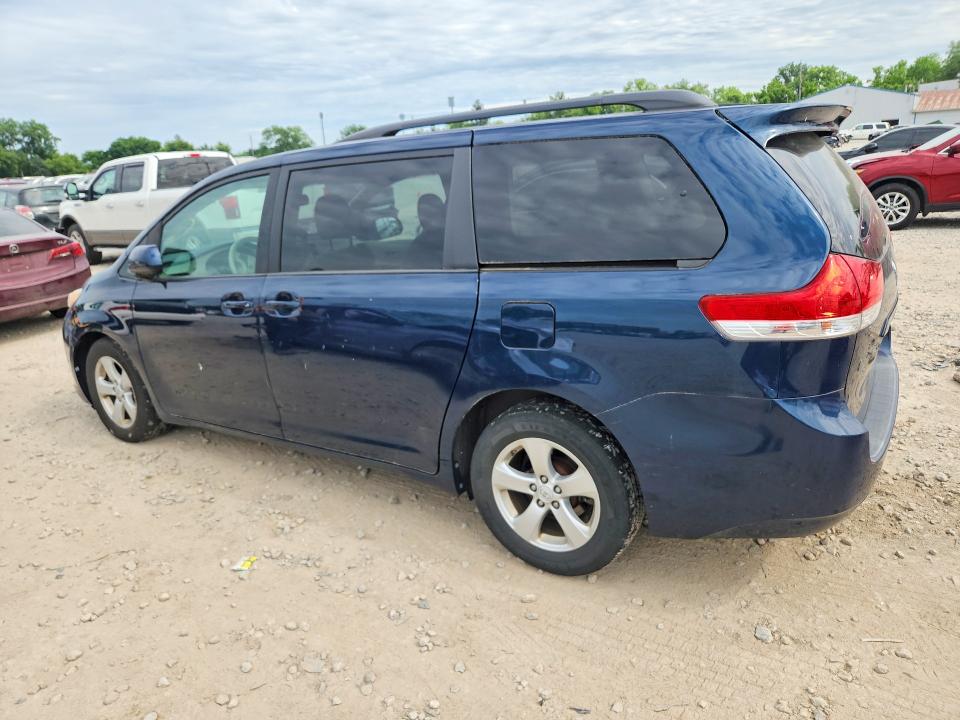 2012 Toyota Sienna VIN 5TDKK3DC7CS245727 COPART salvage auction — FRONT END, Oh - Cert Of Title-Salvage, sold $175 on 2026-07-31 (photo 2)