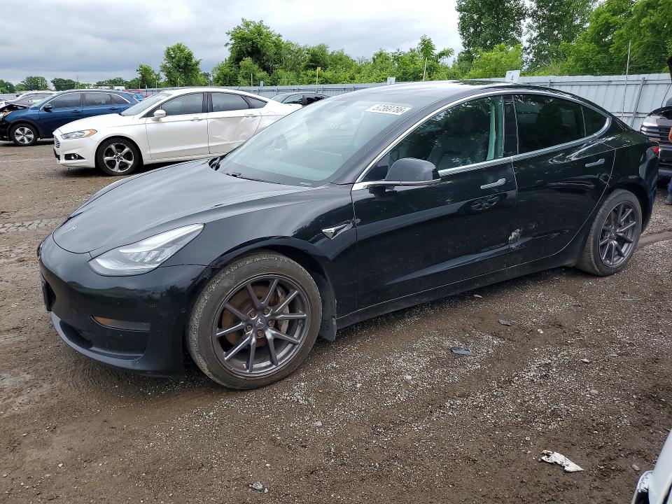 2020 Tesla VIN 5YJ3E1EA2LF803291 COPART salvage auction — SIDE, On - Permit Salvage, sold $5,500 on 2026-07-09 (photo 1)