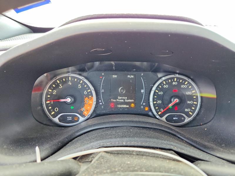 2018 Jeep Renegade VIN ZACCJAAHXJPH06487 COPART salvage auction — REAR END, Tx - Salvage Vehicle Title, sold $1,850 on 2026-07-23 (photo 9)