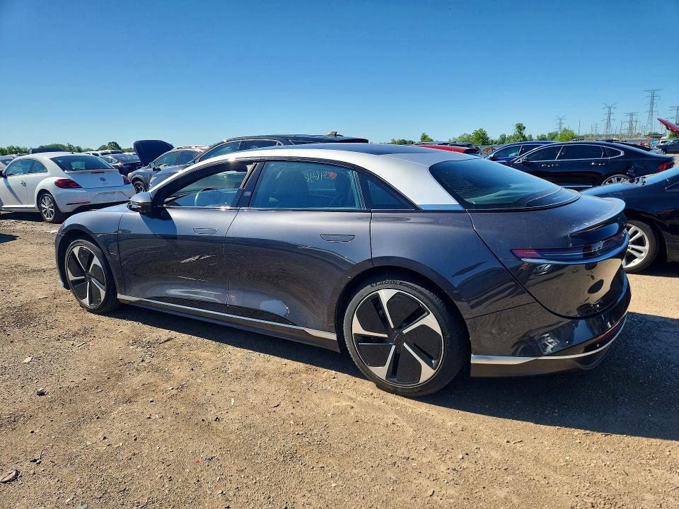 2023 Lucid Air VIN 50EA1TEA5PA005814 COPART salvage auction — FRONT END, Il - Salvage Certificate, sold $16,200 on 2026-07-21 (photo 2)