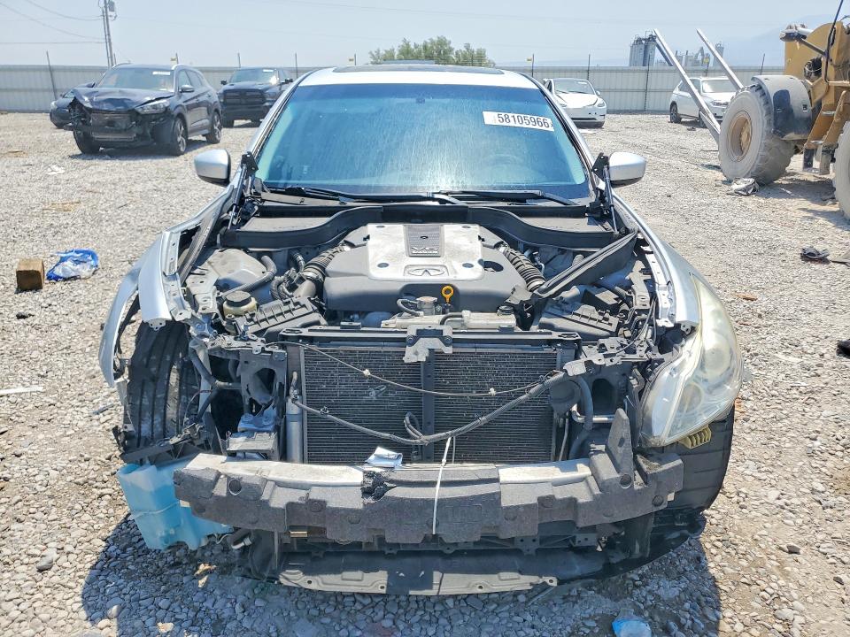 2015 Infiniti VIN JN1CV6AR5FM651353 COPART salvage auction — FRONT END, UT - SALVAGE CERTIFICATE, sold $1,700 on 2026-07-31 (photo 5)
