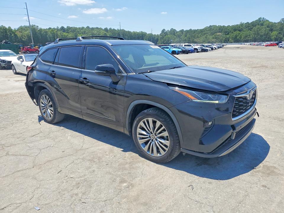 2022 Toyota Highlander VIN 5TDFARAH4NS014388 COPART salvage auction — REAR END, Ga - Cert Of Title-Salvage, sold $18,900 on 2026-07-09 (photo 4)