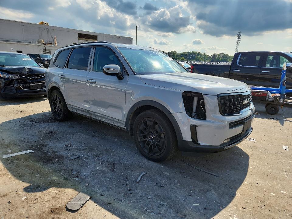 2022 Kia Telluride VIN 5XYP5DHC7NG220680 COPART salvage auction — SIDE, Va - Cert Of Title - Salvage, sold $250 on 2026-07-29 (photo 4)