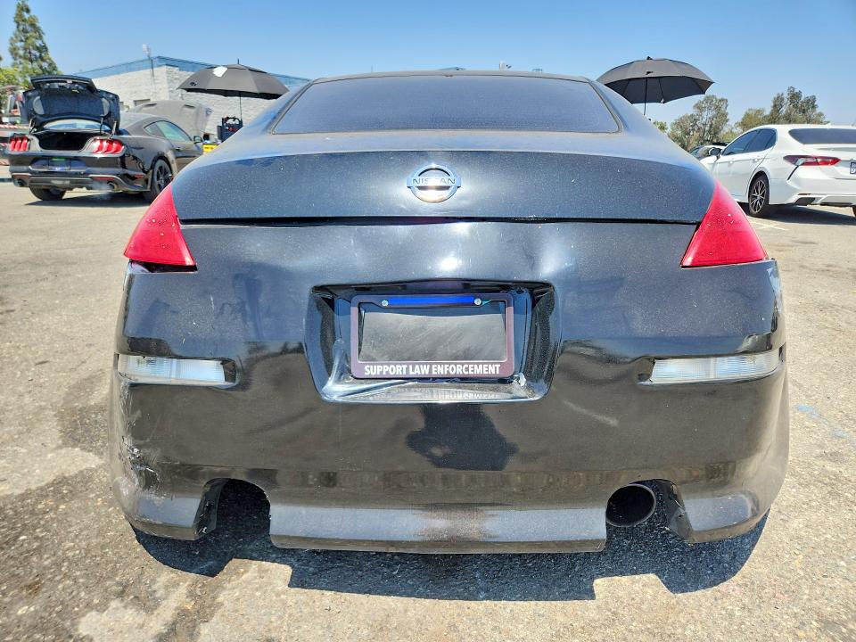 2007 Nissan 350z VIN JN1BZ34DX7M504042 COPART salvage auction — ALL OVER, Ca - Salvage Certificate, sold $3,050 on 2026-07-30 (photo 6)
