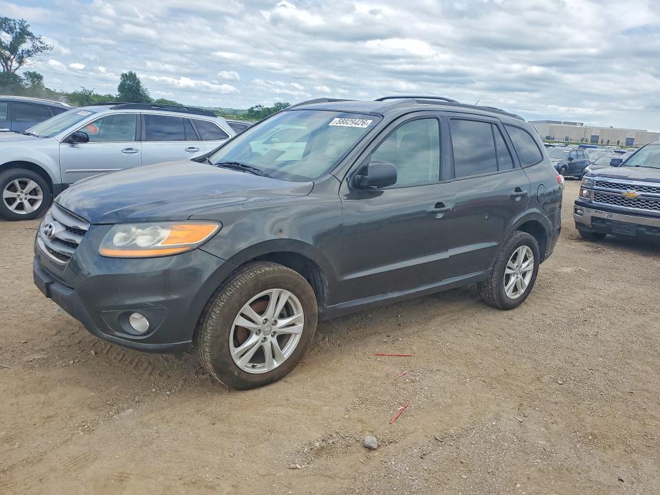 2012 Hyundai Santa fe VIN 5XYZHDAG7CG107094 COPART salvage auction — MECHANICAL, Ia - Certificate Of Title, sold $650 on 2026-07-06 (photo 1)