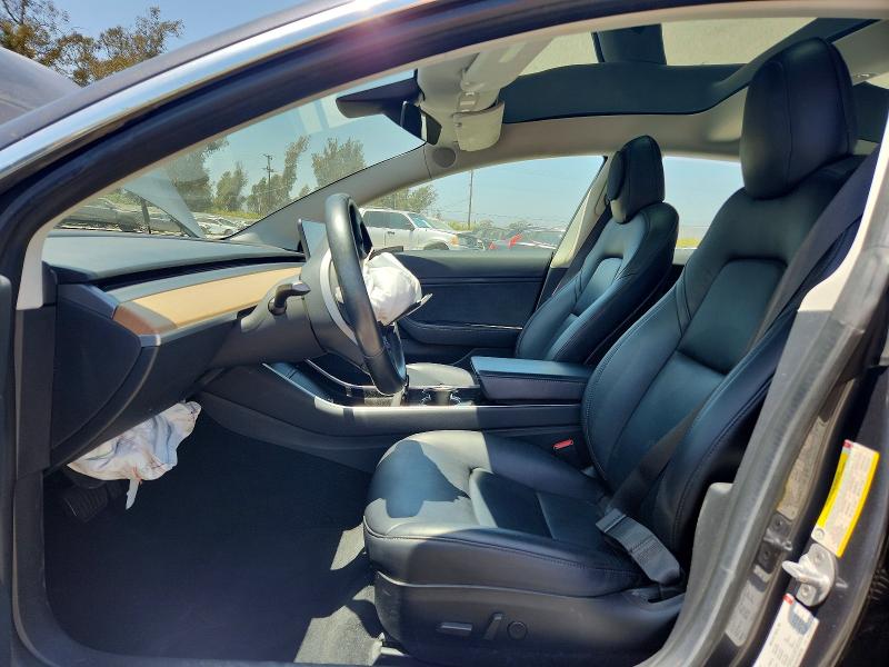 2018 Tesla Model 3 VIN 5YJ3E1EA3JF052750 COPART salvage auction — FRONT END, Ca - Salvage Certificate, sold $3,350 on 2026-07-02 (photo 7)
