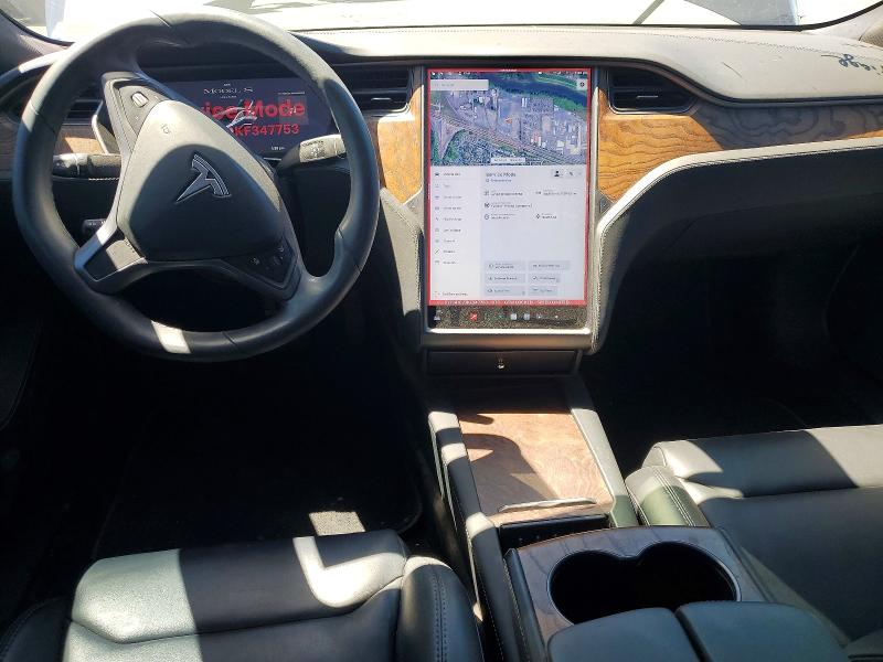 2019 Tesla Model s VIN 5YJSA1E23KF347753 COPART salvage auction — FRONT END, Or - Salvage Title Certificate, sold $8,700 on 2026-07-13 (photo 8)