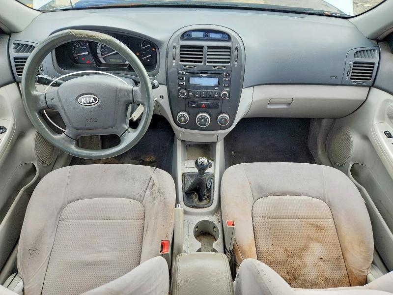 2007 Kia Spectra VIN KNAFE121075386288 COPART salvage auction — REAR END, KY - BILL OF SALE/PART ONLY/NO TITL, sold $275 on 2026-07-23 (photo 8)