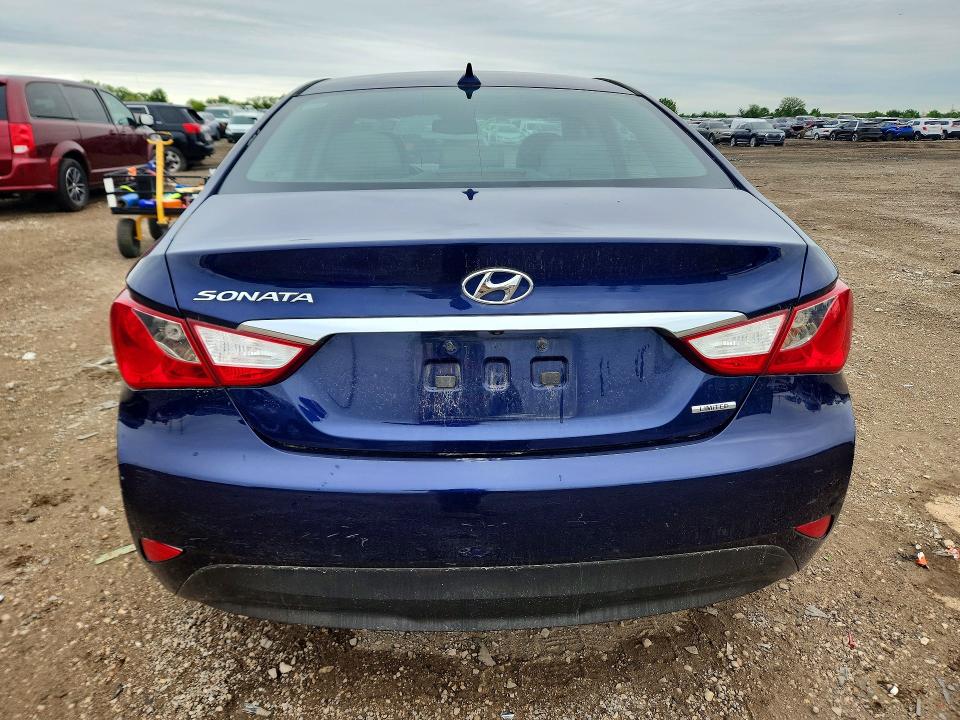 2014 Hyundai Sonata VIN 5NPEC4AC3EH817809 COPART salvage auction — UNDERCARRIAGE, IL - SALVAGE CERTIFICATE, sold $1,050 on 2026-07-16 (photo 6)