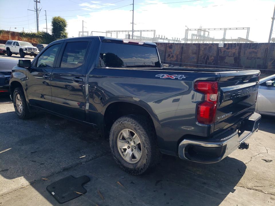 2021 Chevrolet Silverado VIN 1GCPYDEK6MZ194169 COPART salvage auction — MECHANICAL, Ca - Dis/Dlr/Exp Only Clean Title (P), sold $10,700 on 2026-07-03 (photo 2)