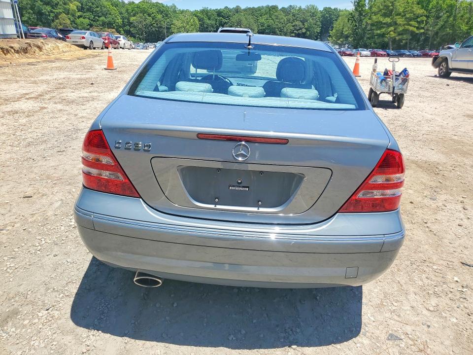 2006 Mercedes-benz C-klasse VIN WDBRF52H36F781395 COPART salvage auction — FRONT END, NC - SALVAGE CERTIFICATE OF TITLE, sold $300 on 2026-07-31 (photo 6)