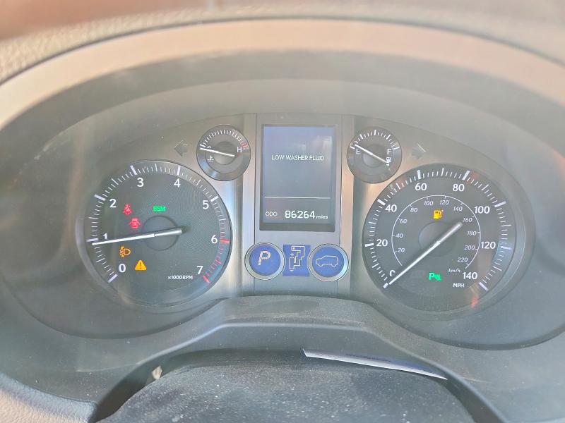 2018 Lexus Gx VIN JTJBM7FX0J5195304 COPART salvage auction — FRONT END, Tx - Salvage Vehicle Title, sold $15,400 on 2026-07-09 (photo 9)