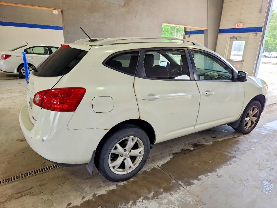 2008 Nissan Rogue sport VIN JN8AS58V38W131688 COPART salvage auction — REAR END, VA - CERT OF TITLE - SALVAGE, sold $275 on 2026-07-31 (photo 3)