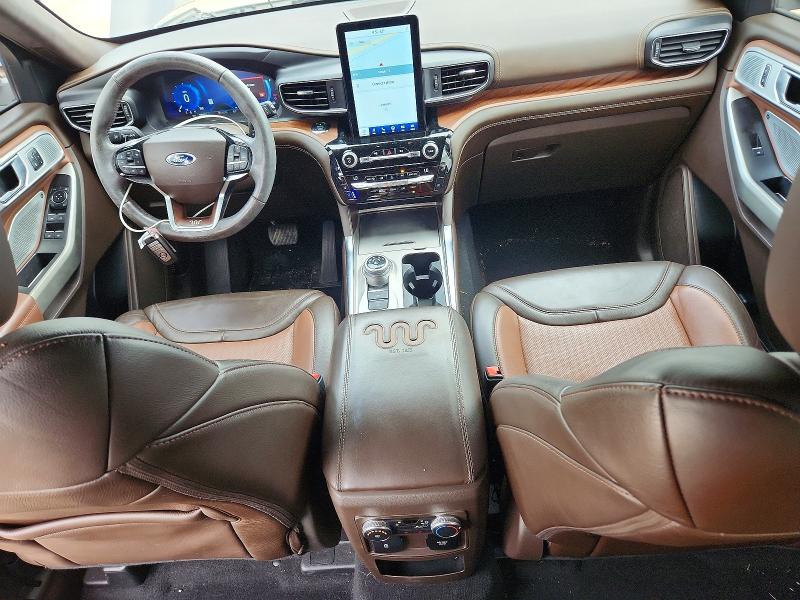 2021 Ford Explorer VIN 1FM5K7LC3MGC06159 COPART salvage auction — SIDE, Tx - Salvage Vehicle Title, sold $8,900 on 2026-07-29 (photo 8)