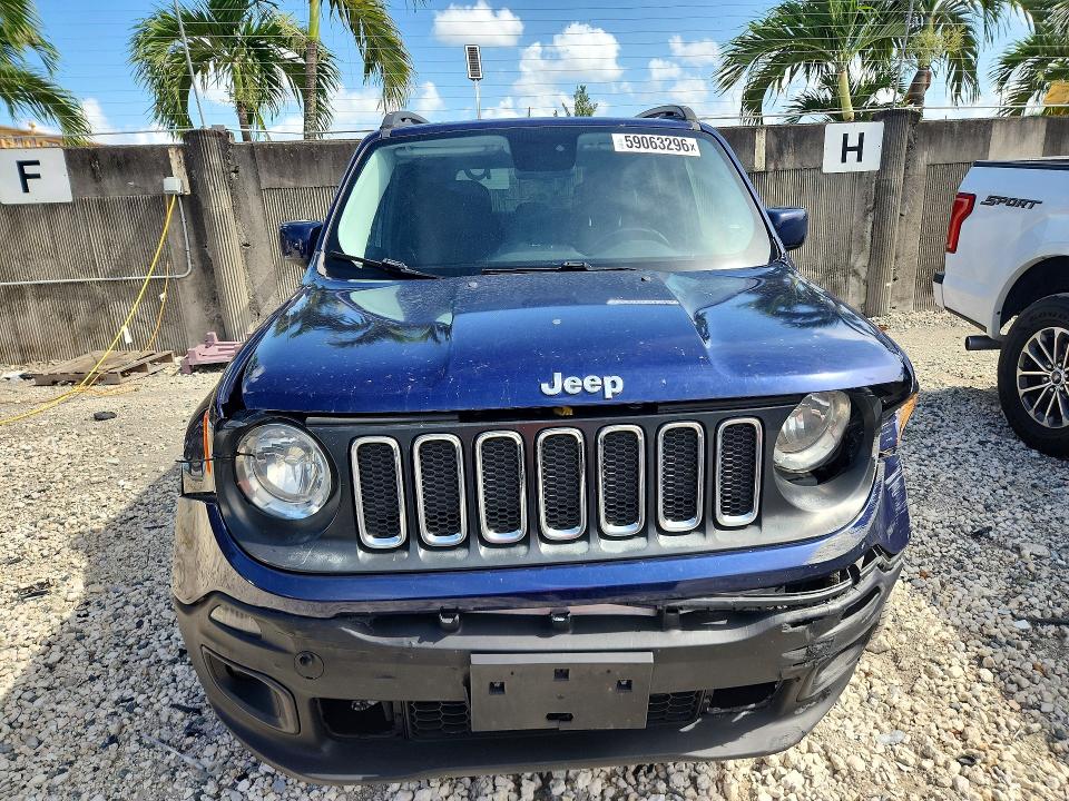 2017 Jeep Renegade VIN ZACCJBBBXHPF58920 COPART salvage auction — FRONT END, Fl - Cert Of Title-Rebuilt, sold $1,700 on 2026-07-31 (photo 5)