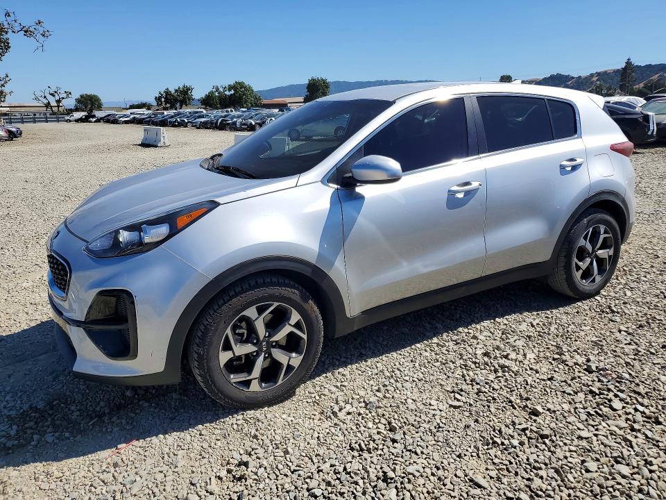2021 Kia Sportage VIN KNDPM3ACXM7930420 COPART salvage auction — REAR END, CA - SALVAGE CERTIFICATE, sold $2,750 on 2026-07-14 (photo 1)