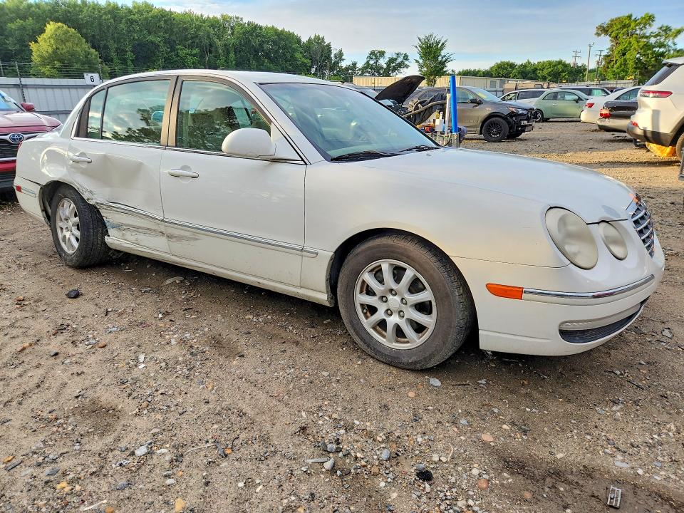 2007 Kia Amanti VIN KNALD125375139002 COPART salvage auction — SIDE, VA - CERTIFICATE OF TITLE, sold $200 on 2026-07-07 (photo 4)