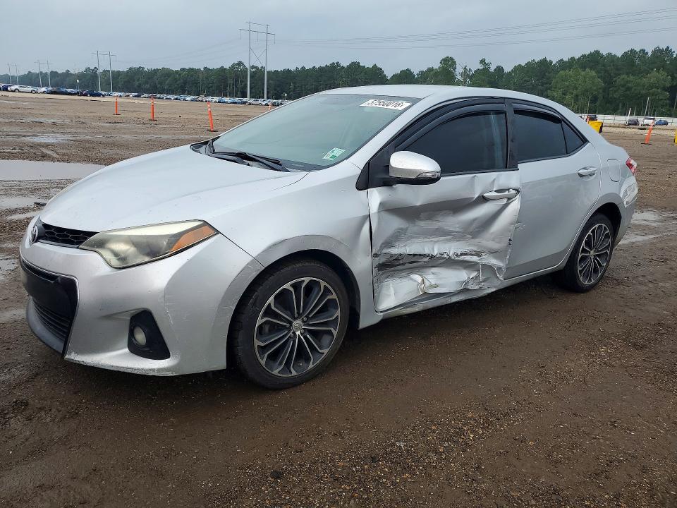 2015 Toyota Corolla VIN 5YFBURHE9FP299794 COPART salvage auction — SIDE, La - Cert Of Title-Salvage, sold $3,100 on 2026-07-07 (photo 1)