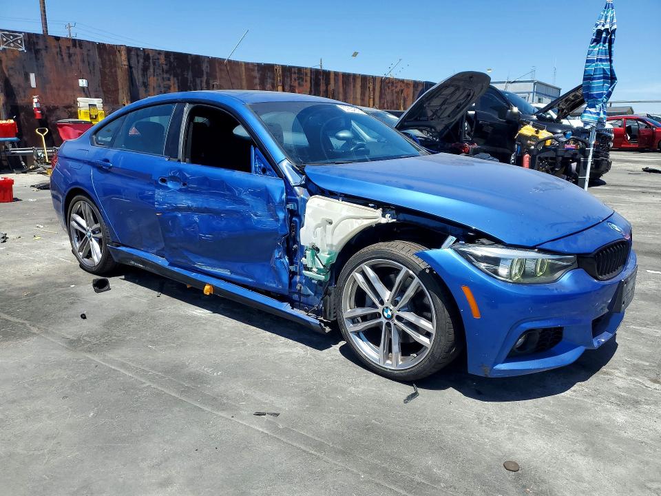 2018 BMW VIN WBA4J5C5XJBF07691 COPART salvage auction — SIDE, Ca - Salvage Certificate, sold $12,100 on 2026-07-31 (photo 4)