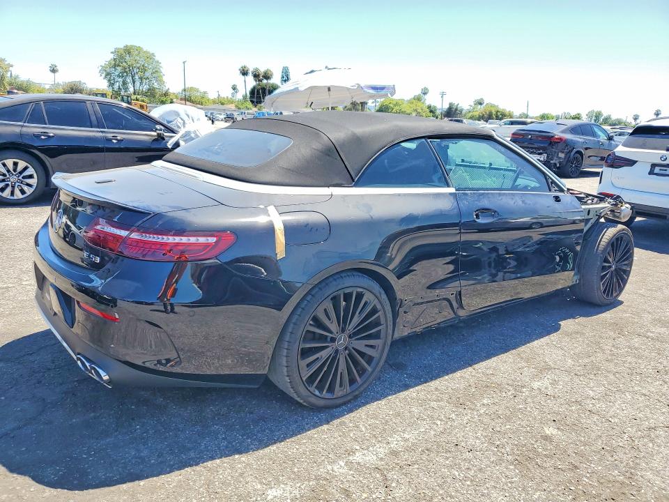 2023 Mercedes-benz E-klasse amg VIN W1K1K6BB3PF189241 COPART salvage auction — FRONT END, CA - SALVAGE CERTIFICATE, sold $21,700 on 2026-07-28 (photo 3)