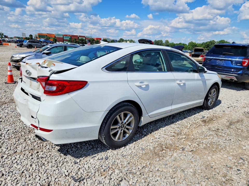 2016 Hyundai Sonata VIN 5NPE24AF2GH314255 COPART salvage auction — REAR END, OH - CERT OF TITLE-SALVAGE, sold $500 on 2026-07-02 (photo 3)