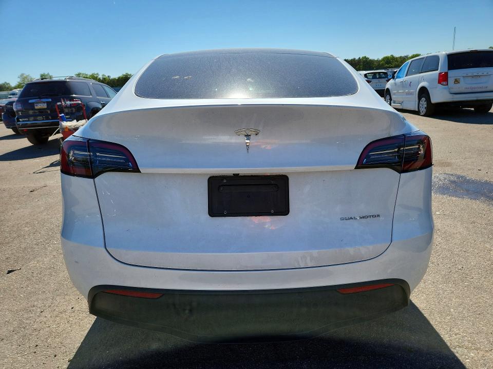 2023 Tesla Model y VIN 7SAYGDEE8PA078922 COPART salvage auction — FRONT END, Ny - Mv-907A Salvage Certificate, sold $11,900 on 2026-07-08 (photo 6)