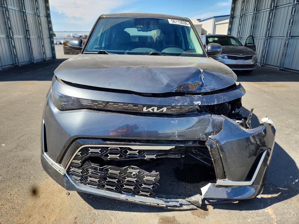 2023 Kia Soul VIN KNDJ53AU8P7883114 COPART salvage auction — FRONT END, Ca - Salvage Certificate, sold $2,350 on 2026-07-09 (photo 5)