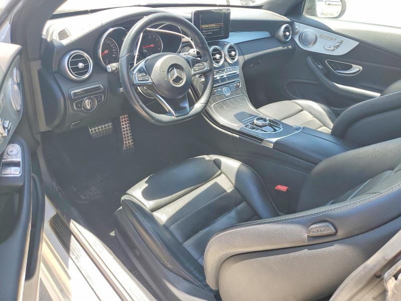 2018 Mercedes-benz C-klasse VIN WDDWJ4JB1JF664231 COPART salvage auction — REAR END, Ca - Salvage Certificate, sold $8,500 on 2026-08-04 (photo 8)
