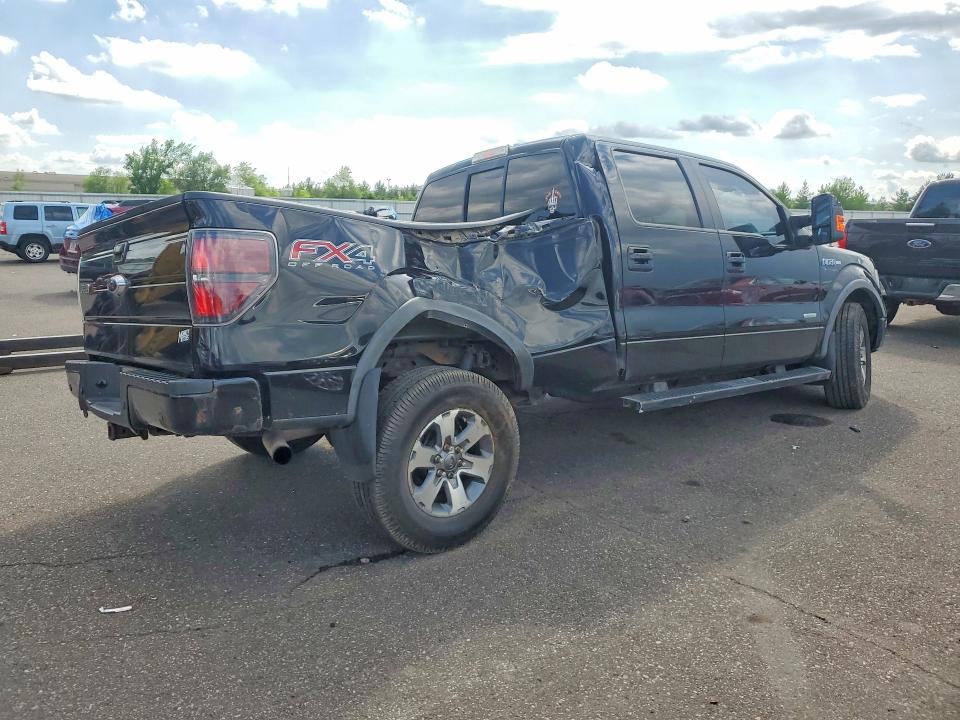 2013 Ford F-150 VIN 1FTFW1ET4DKG49702 COPART salvage auction — REAR END, Wi - Junked Vehicle Bill Of Sale, sold $1,550 on 2026-07-02 (photo 3)