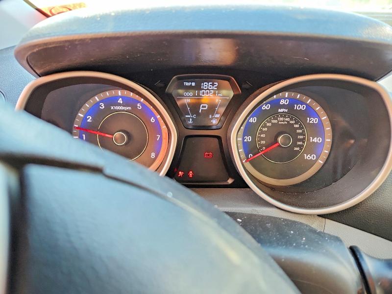 2013 Hyundai Elantra VIN KMHDH4AE1DU644032 COPART salvage auction — FRONT END, Salvage Title, sold $125 on 2026-07-21 (photo 9)