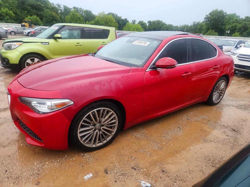 2017 Alfa romeo Giulia VIN ZARFAECN5H7536818 COPART salvage auction — MINOR DENT/SCRATCHES, Fl - Certificate Of Title, sold $975 on 2026-07-28 (photo 1)