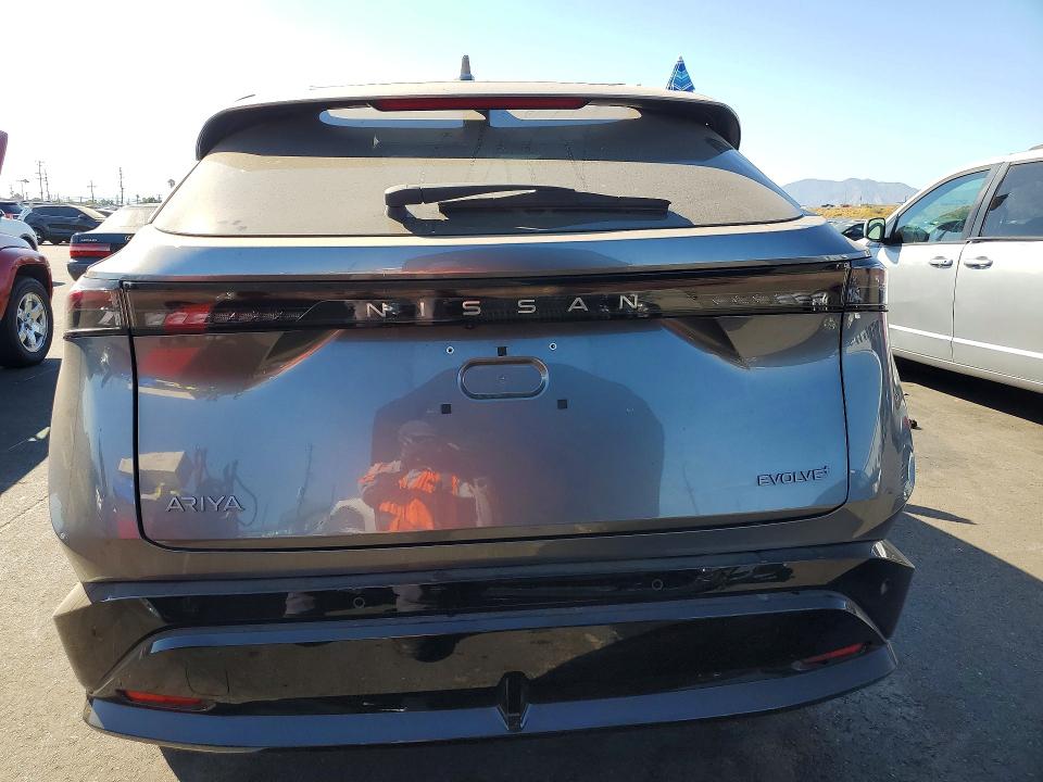 2025 Nissan Ariya VIN JN8BF0BE1SM464446 COPART salvage auction — FRONT END, Ca - Salvage Certificate, sold $5,500 on 2026-07-20 (photo 6)
