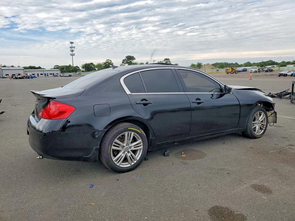2011 Infiniti G37 VIN JN1CV6AR4BM410135 COPART salvage auction — FRONT END, Ny - Mv-907A Salvage Certificate, sold $425 on 2026-07-06 (photo 3)