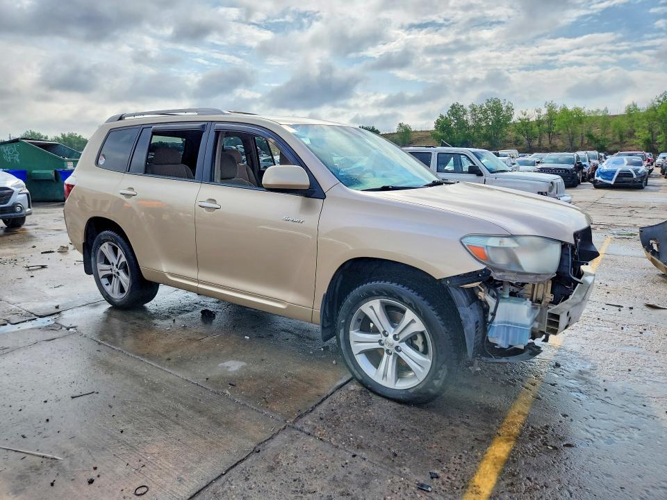 2008 Toyota Highlander VIN JTEES43A982048426 COPART salvage auction — FRONT END, CO - SALVAGE TITLE, sold $1,650 on 2026-07-19 (photo 4)