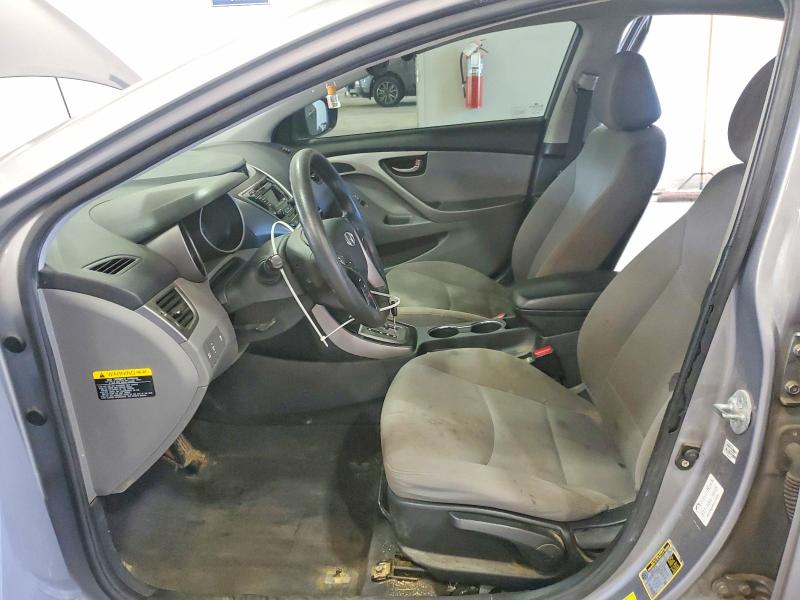 2013 Hyundai Elantra VIN KMHDH4AE4DU973551 COPART salvage auction — FRONT END, VA - CERTIFICATE OF TITLE, sold $1,150 on 2026-07-02 (photo 7)