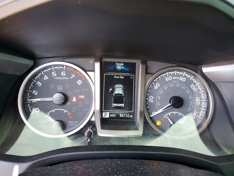 2022 Toyota Tacoma VIN 3TMCZ5AN9NM505677 COPART salvage auction — HAIL, Co - Public - Salvage Title, sold $15,700 on 2026-07-02 (photo 9)